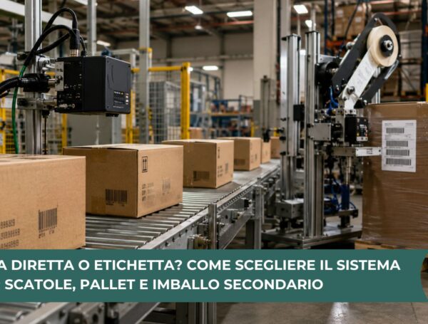 Marcatura diretta o etichetta? Come scegliere il sistema giusto per scatole, pallet e imballo secondario