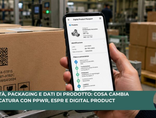 Sostenibilità, packaging e dati di prodotto: cosa cambia per la marcatura con PPWR, ESPR e Digital Product Passport