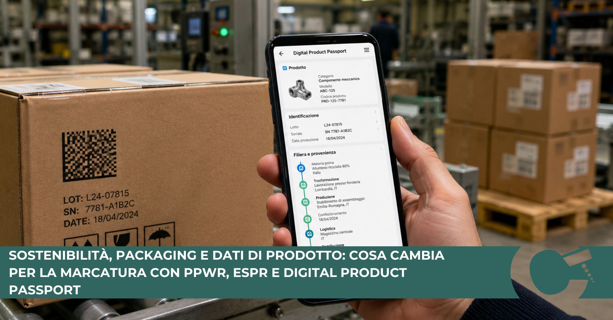 Sostenibilità, packaging e dati di prodotto: cosa cambia per la marcatura con PPWR, ESPR e Digital Product Passport